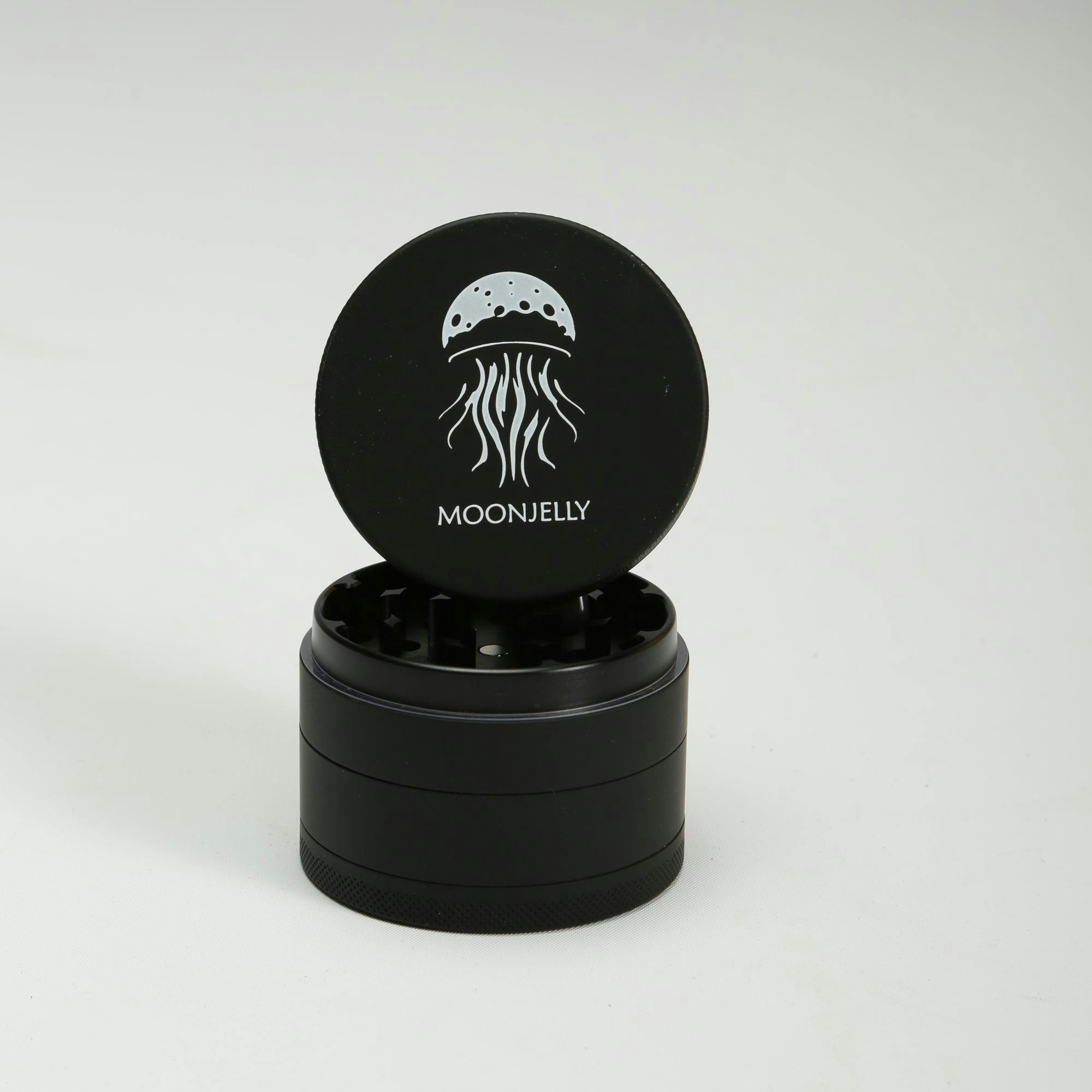 MOONJELLY | Soft-touch Aluminum Grinder | Black