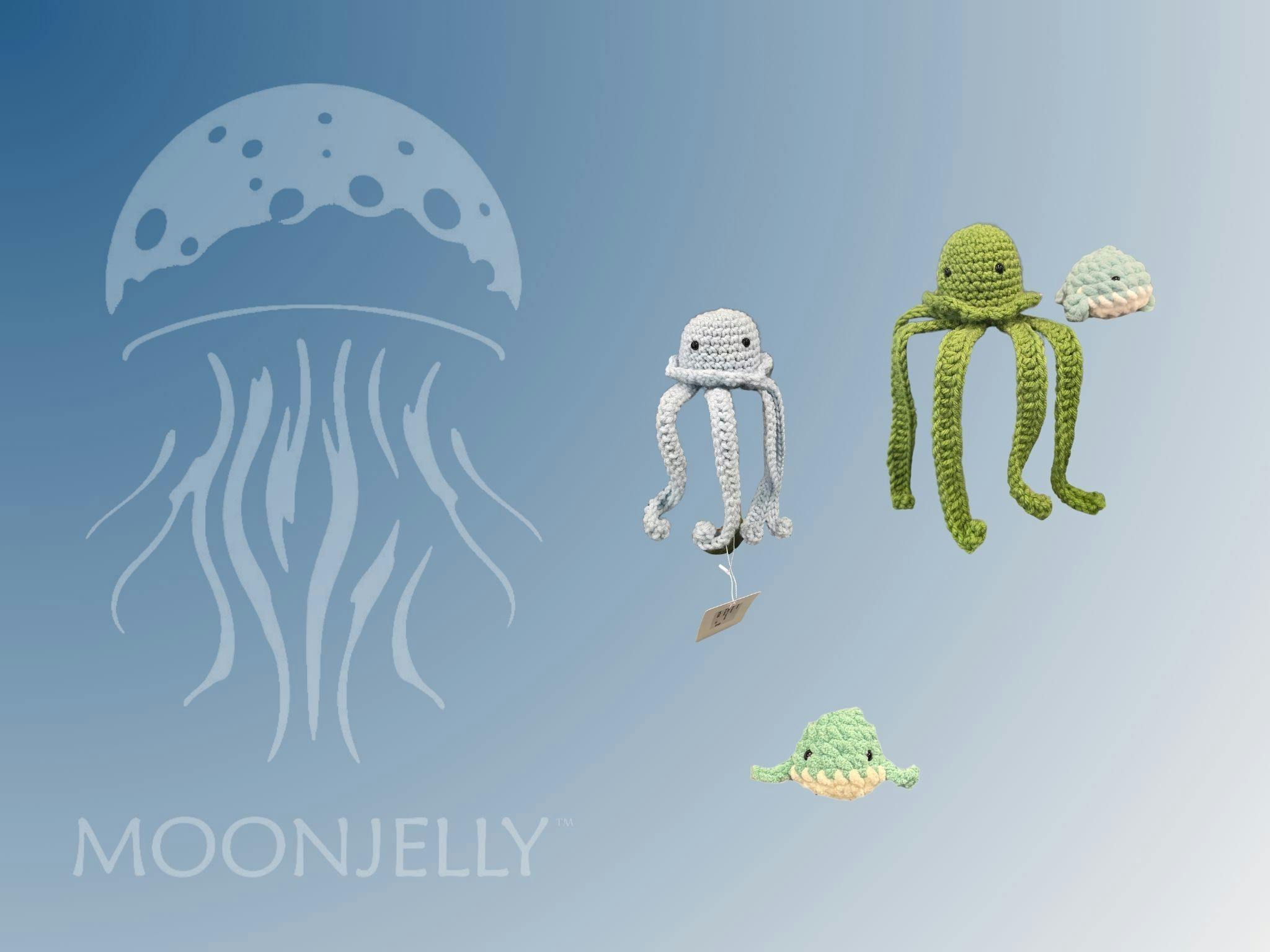 MOONJELLY | Crochet Plushies | Mini | Handmade