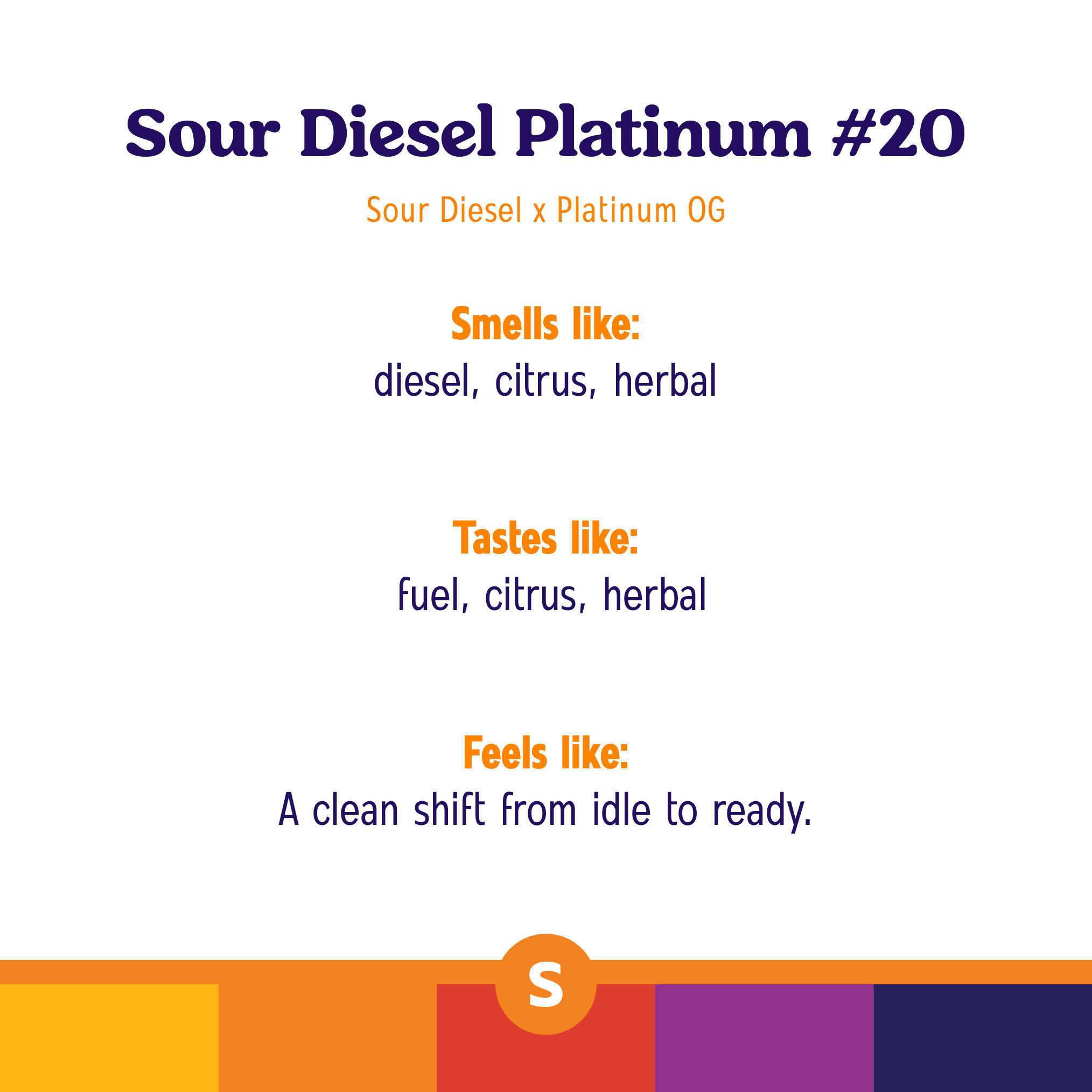 Sour Diesel Platinum #20 Sugar