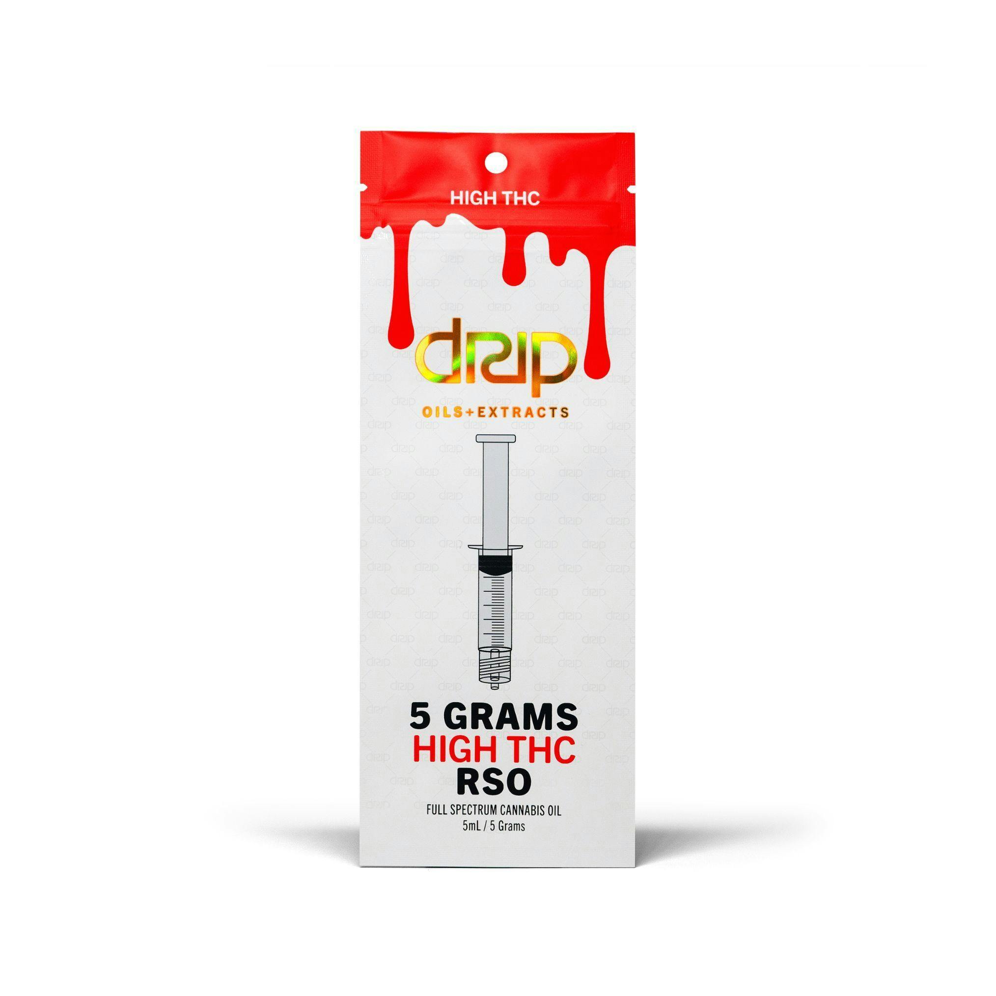 High THC RSO Syringe