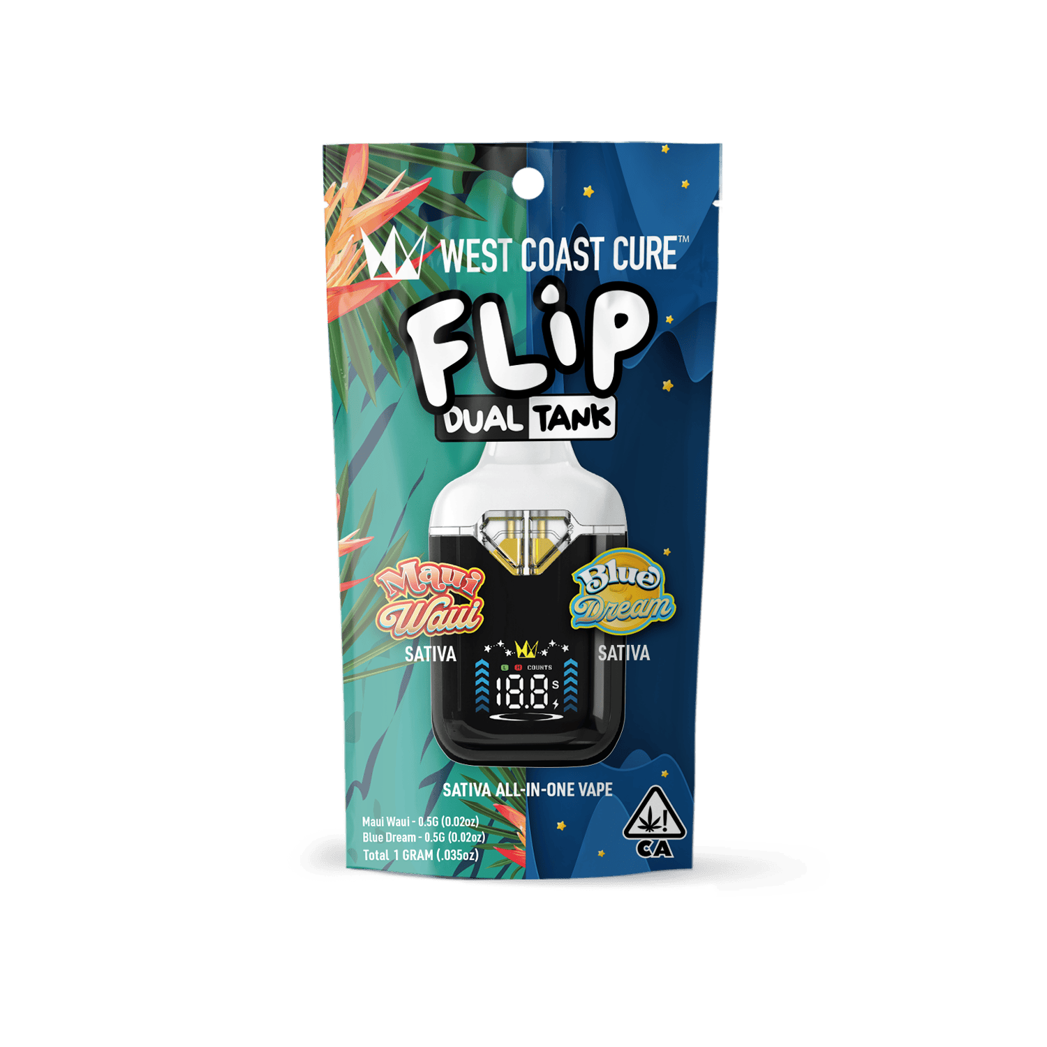 West Coast Cure: Maui Waui X Blue Dream Curebar Flip