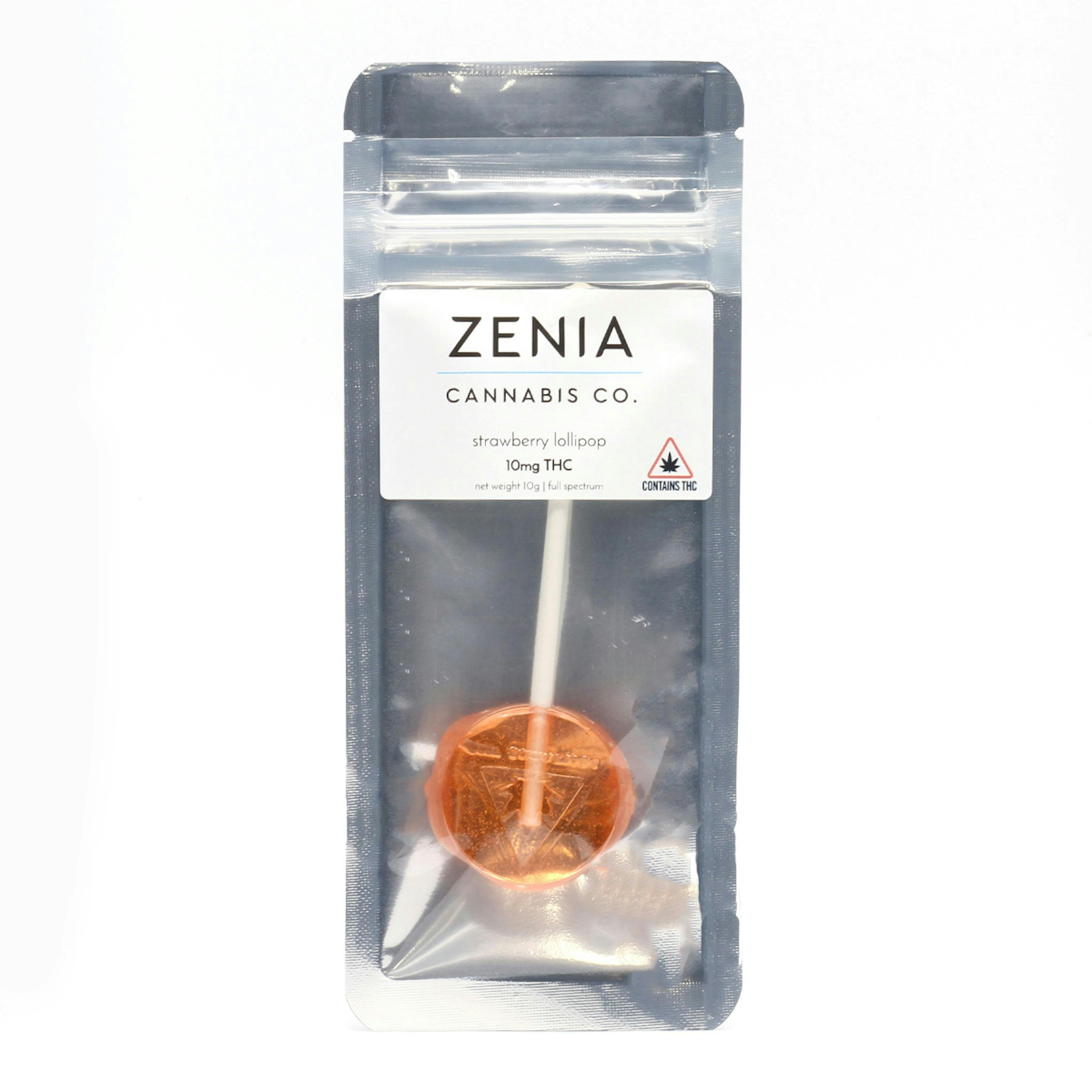 Strawberry Lollipop - 10mg - Zenia at JAR Cannabis Co. Dispensary - Newry (Sunday River)