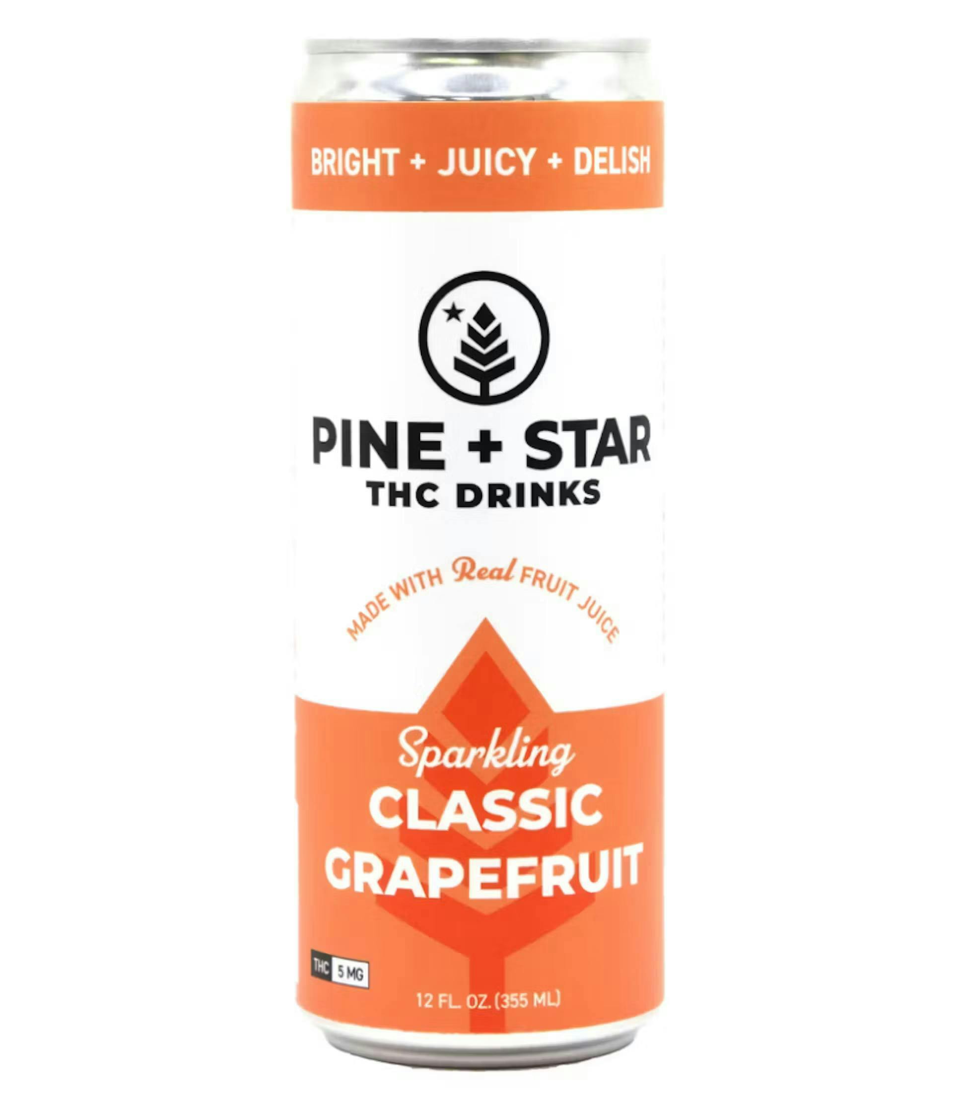 Pine + Star - Drink Classic Grapefruit at JAR Cannabis Co. Dispensary - Newry (Sunday River)