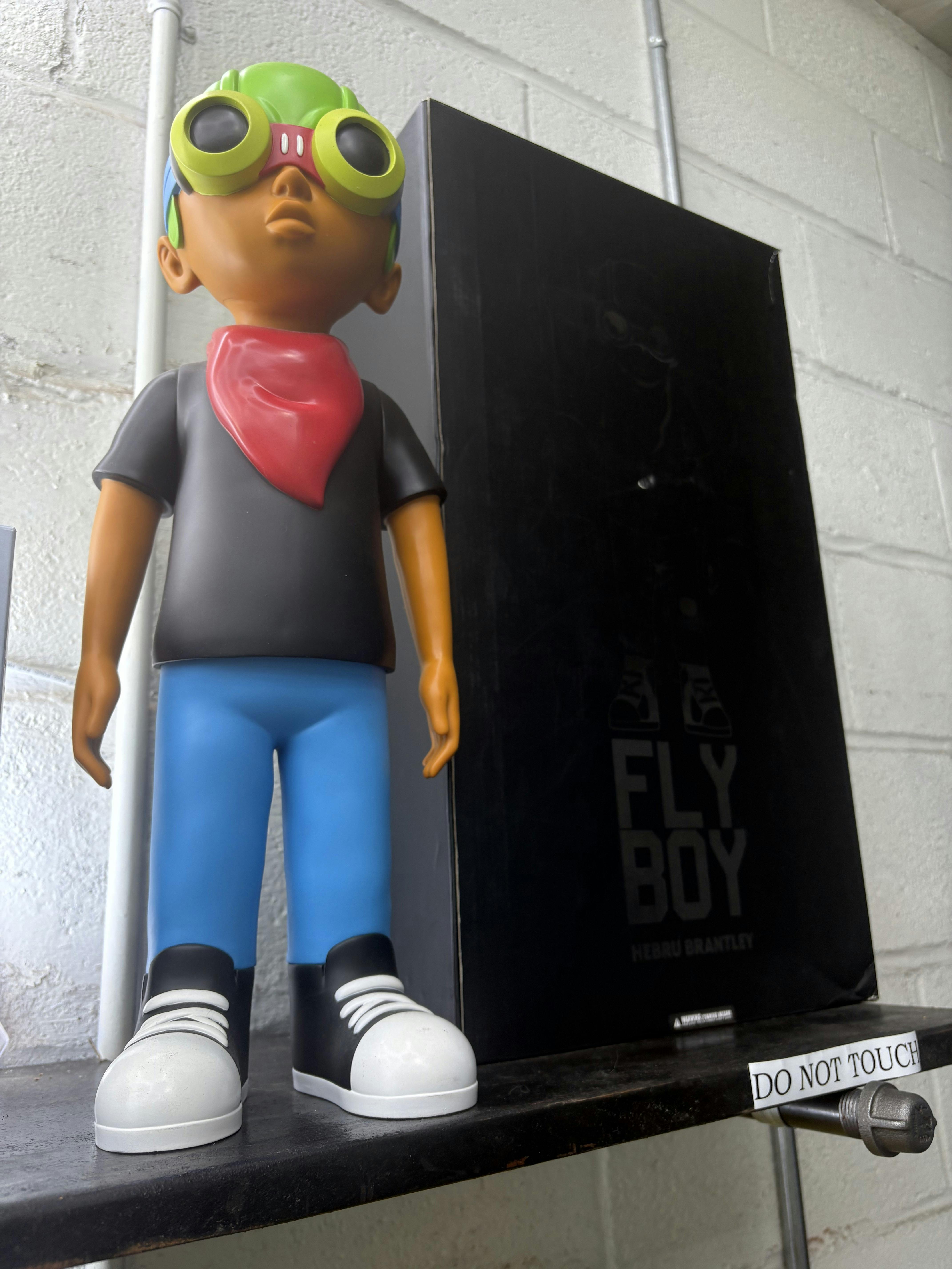 Hebru Brantley X MindStyle – 18″ Flyboy (Black Tee)