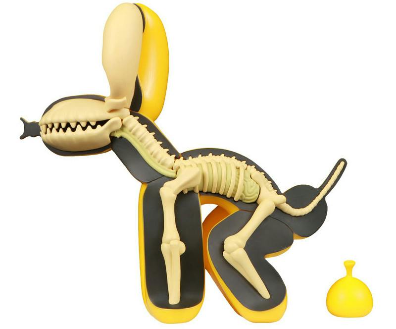 Jason Freeny Mighty Jaxx Dissected Popek Figure (Yellow)