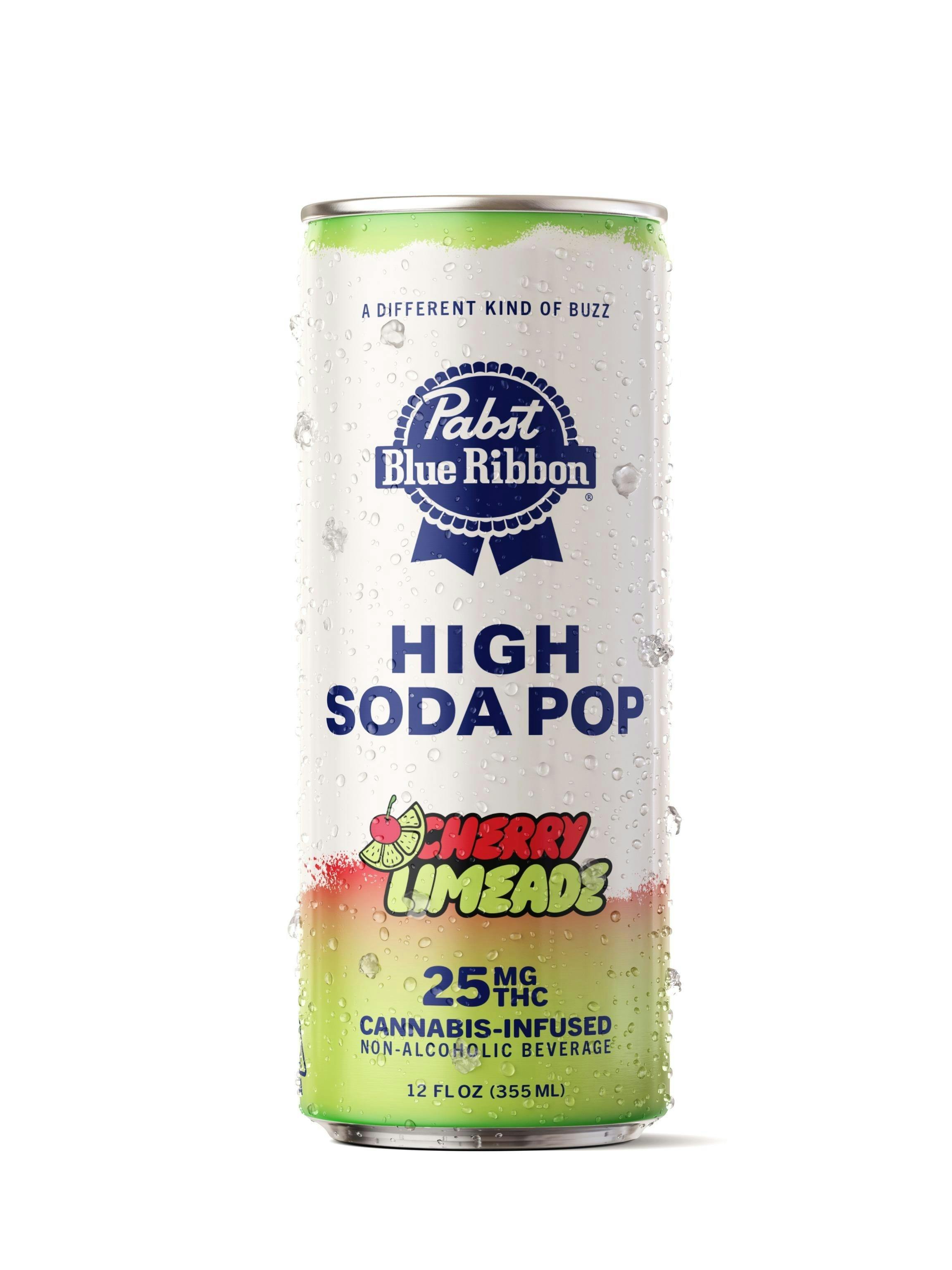 PBR Infused High Soda Cherry Limeade 25mg Single Can at We Roll Up LAX Dispensary & Delivery