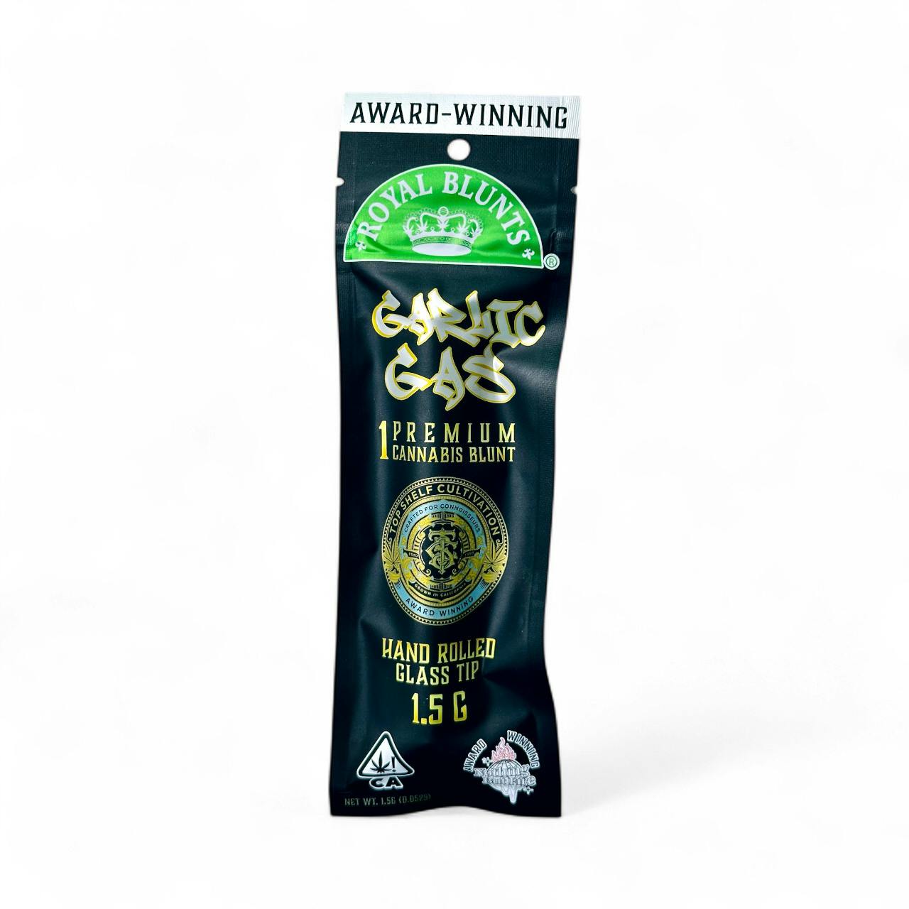 Hand Rolled Cannarillo - Top Shelf Cultivation x Royal Blunts - Garlic Gas - 1.5g (1pk)