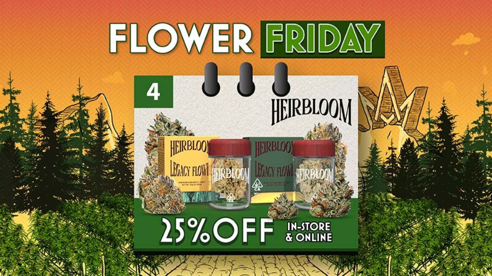 25 Off Heirbloom at March and Ash Delivery Mission Valley Weedmaps
