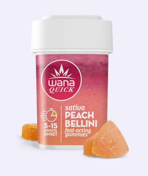 Wana Quick Gummy - Peach Bellini - Sativa