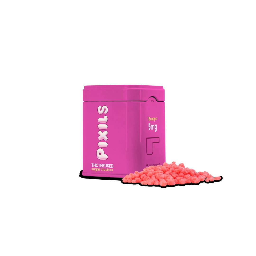 Pixils - Infused Sugar Clusters - Strawberry (100mg)