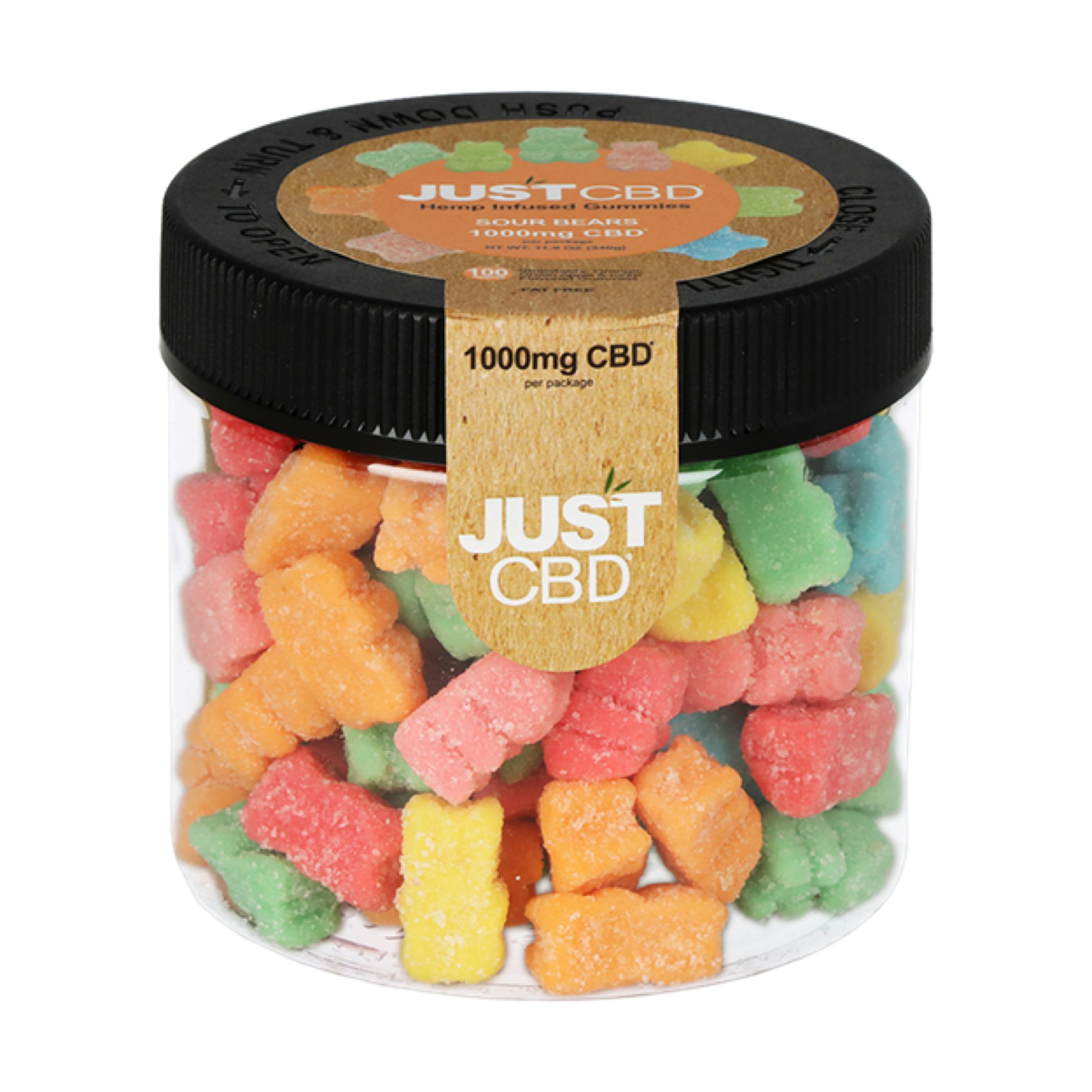 JCBD|1000mg Gummies|Sour Bears