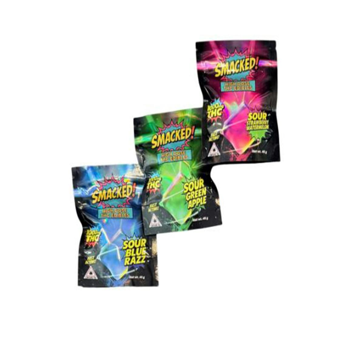 CR|Smacked|1,000MG Sour Green Apple|Gummy