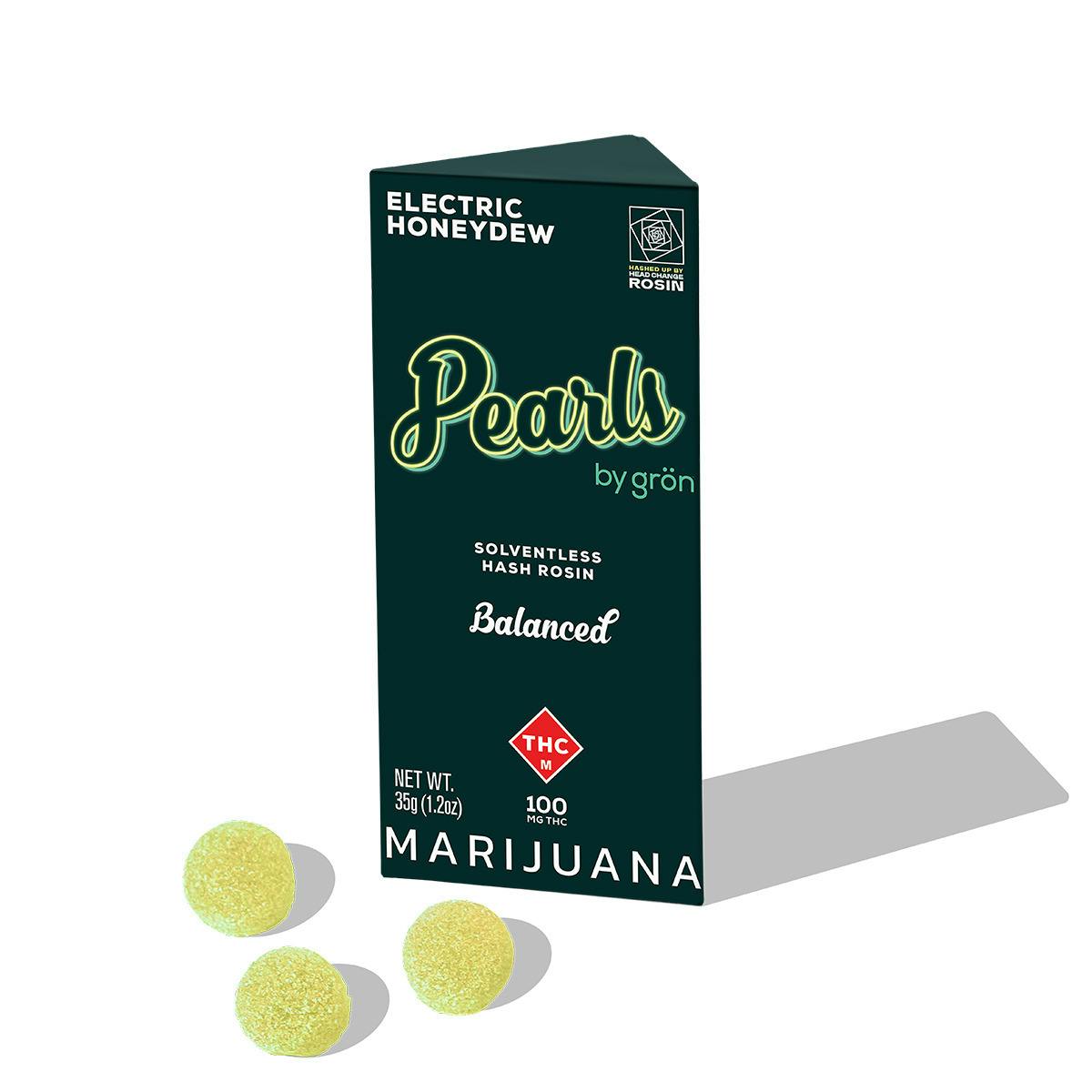 Gron | Pearls | Electric Honeydew Rosin 100mg