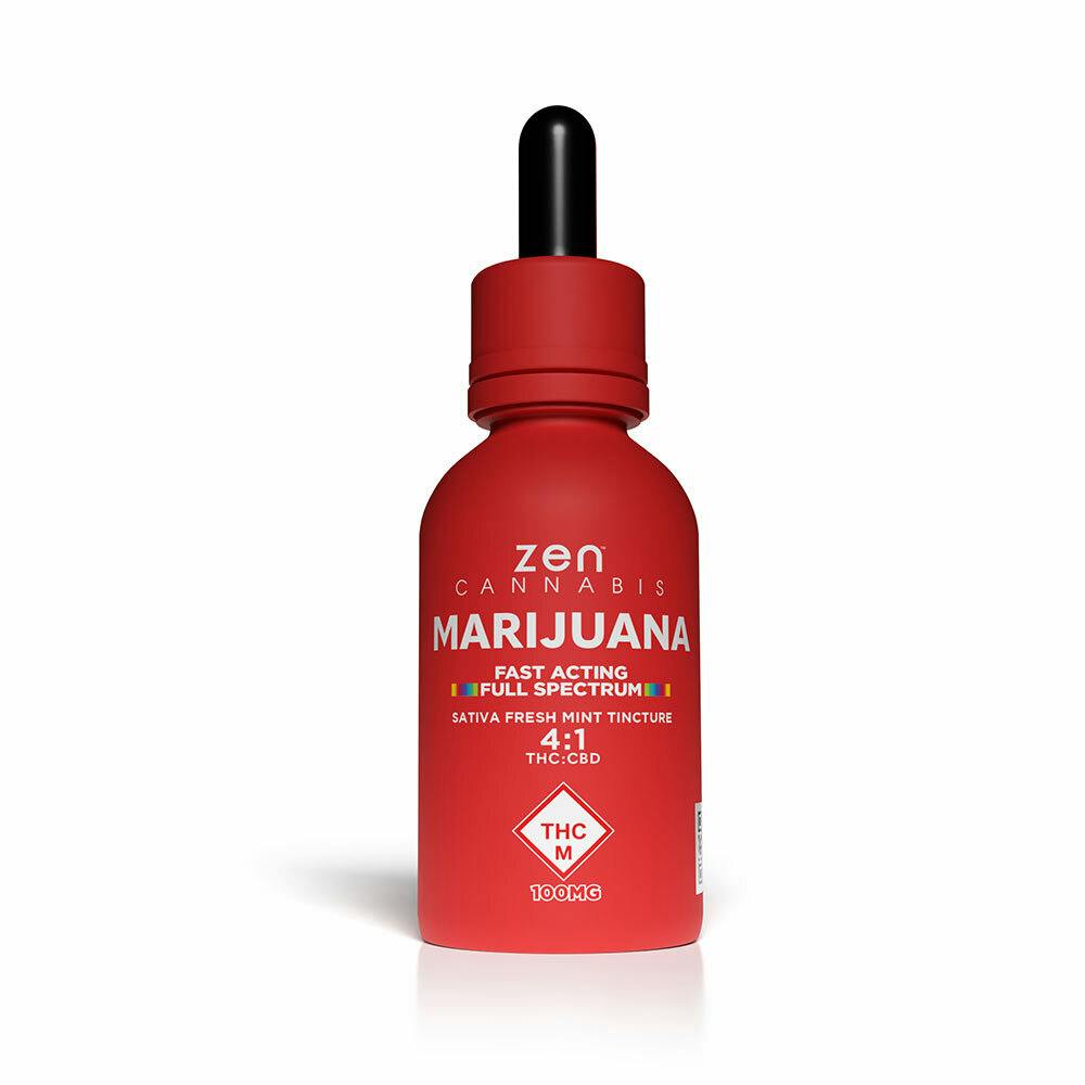 Zen | Tincture | Sativa Fresh Mint 4:1 100mg