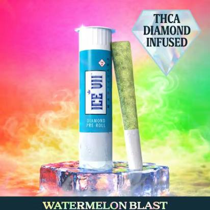 Ice VII | Infused Pre-Roll | Dulce de Fresa Watermelon Blast 1g
