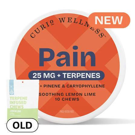 Curio Wellness | Gummies | Lemon Lime Terpene Chews 250mg