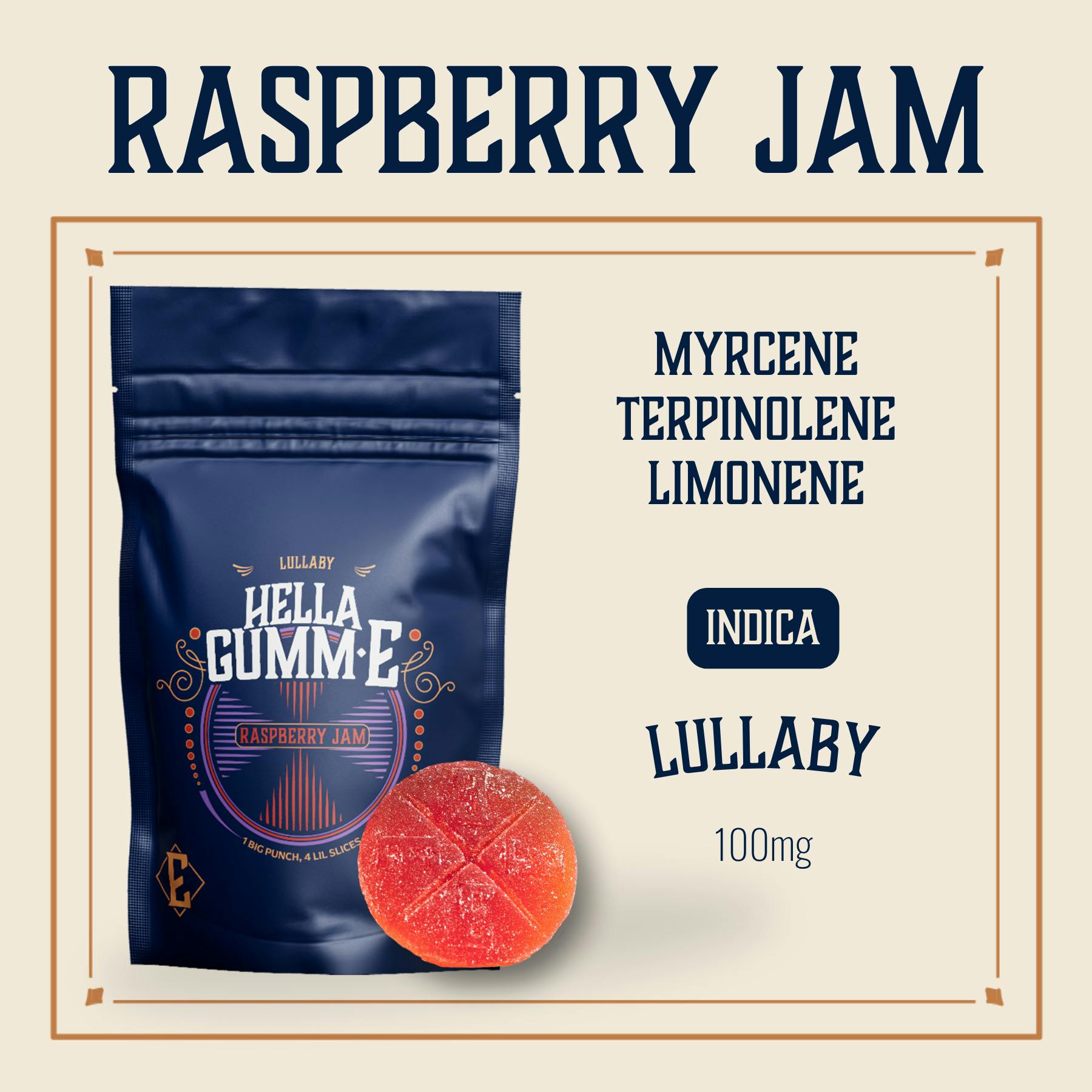 Elevate | Gummy | Raspberry Jam 1pk 100mg