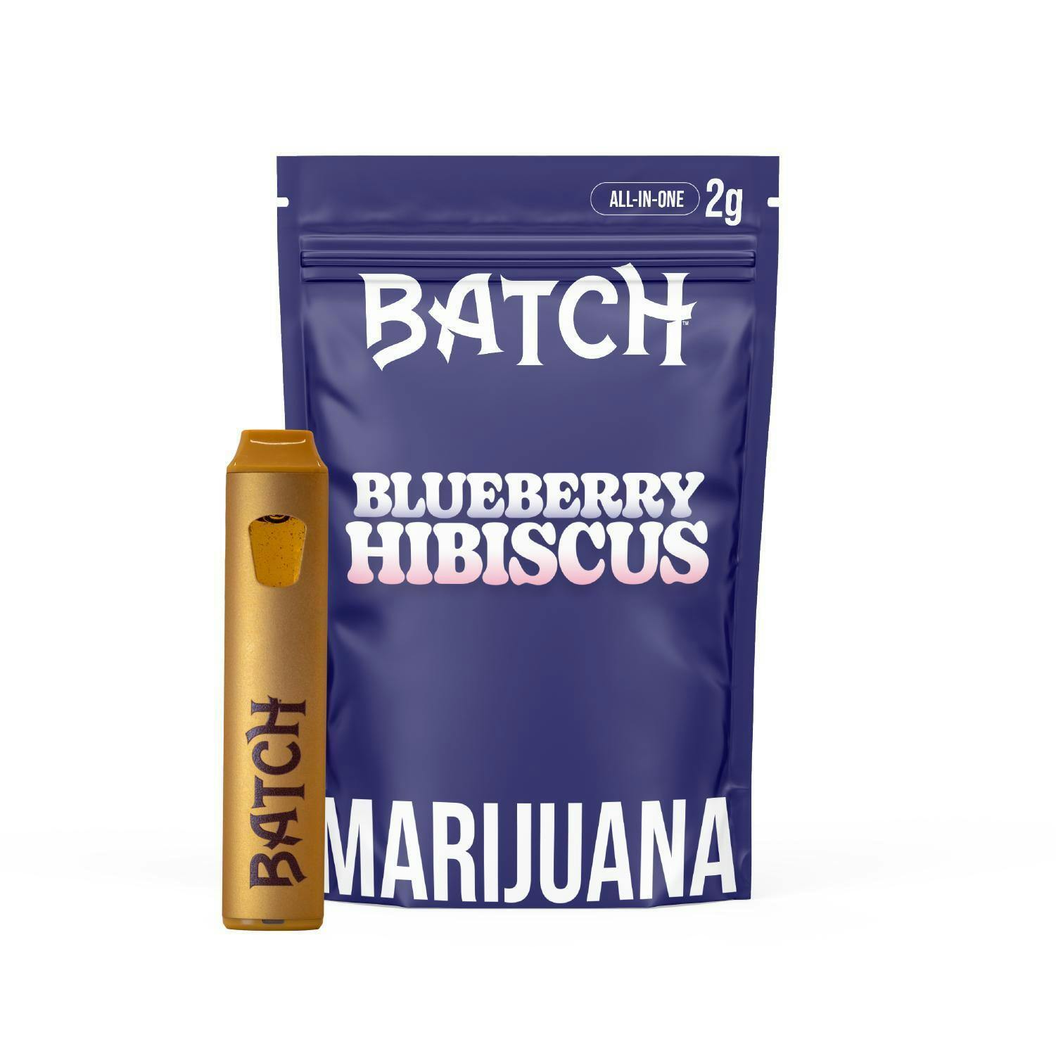Batch | All-In-One Vape | Blueberry Hibiscus 2g