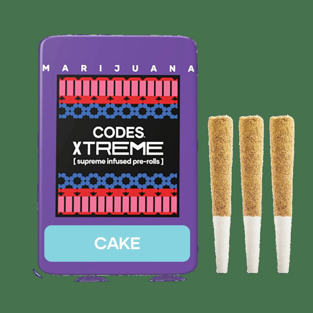Codes | 3pk 0.7g Infused Pre-Roll | Vice City Cake