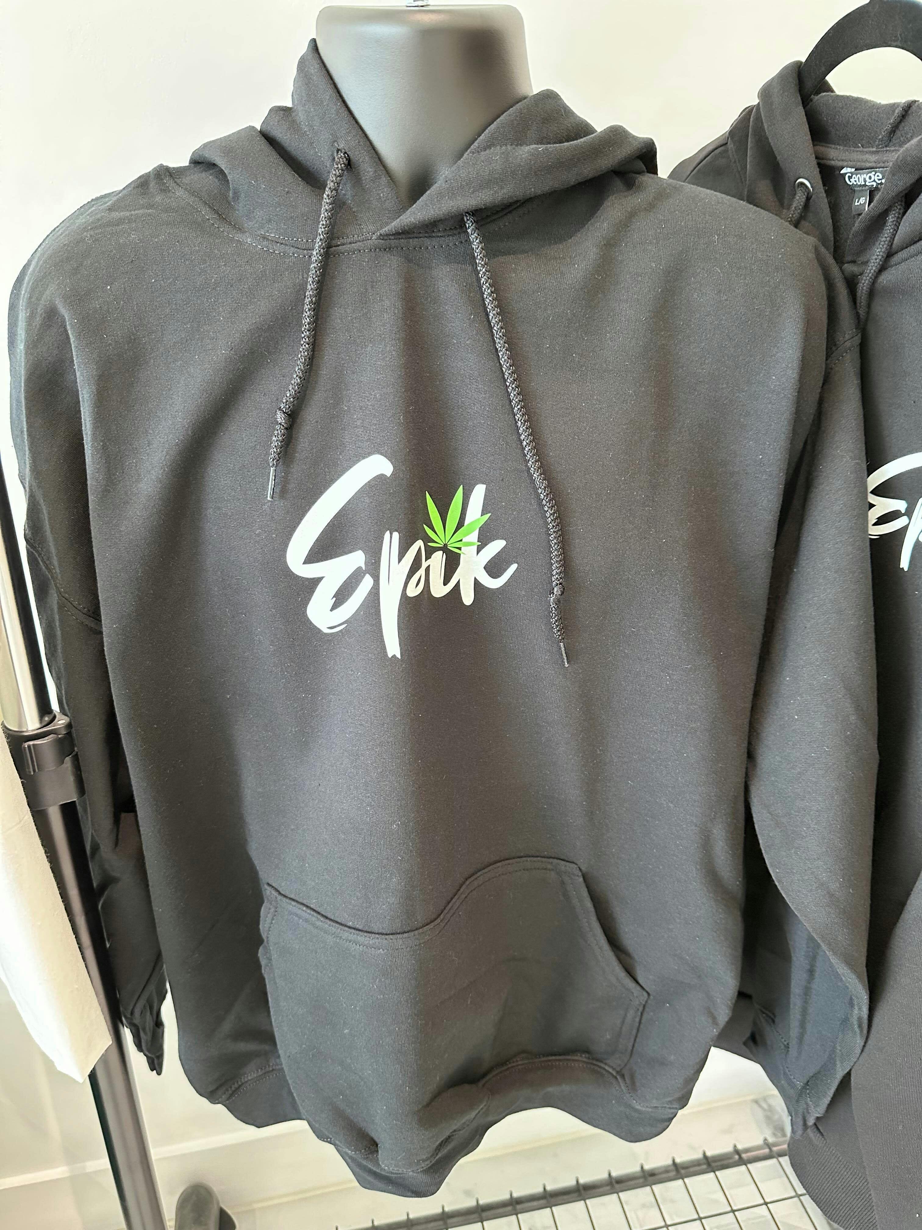 Epik Black Small Logo Hoodie