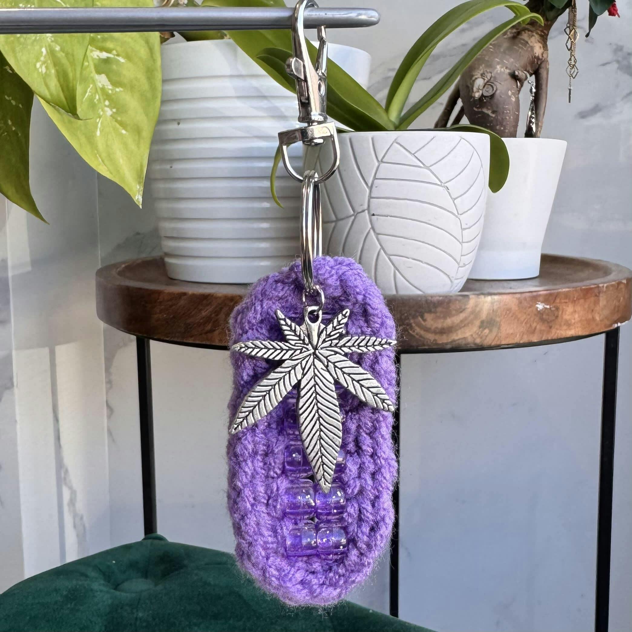 Purple Fidget Keychain