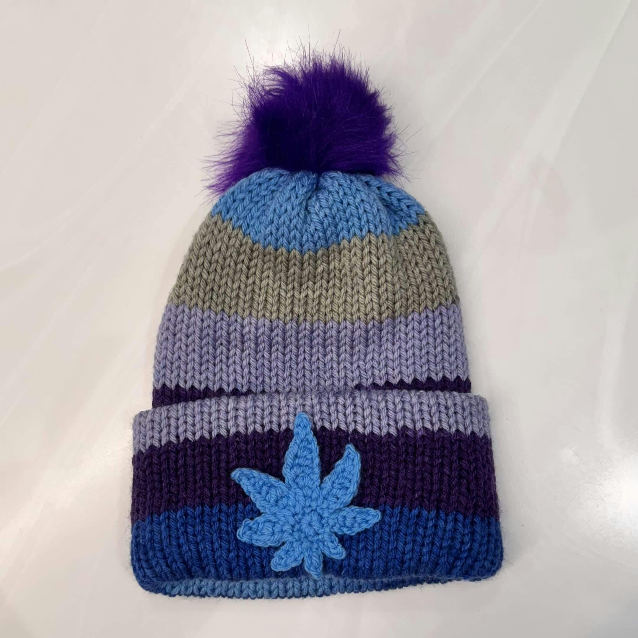 Blue & Purple Stripes Toque