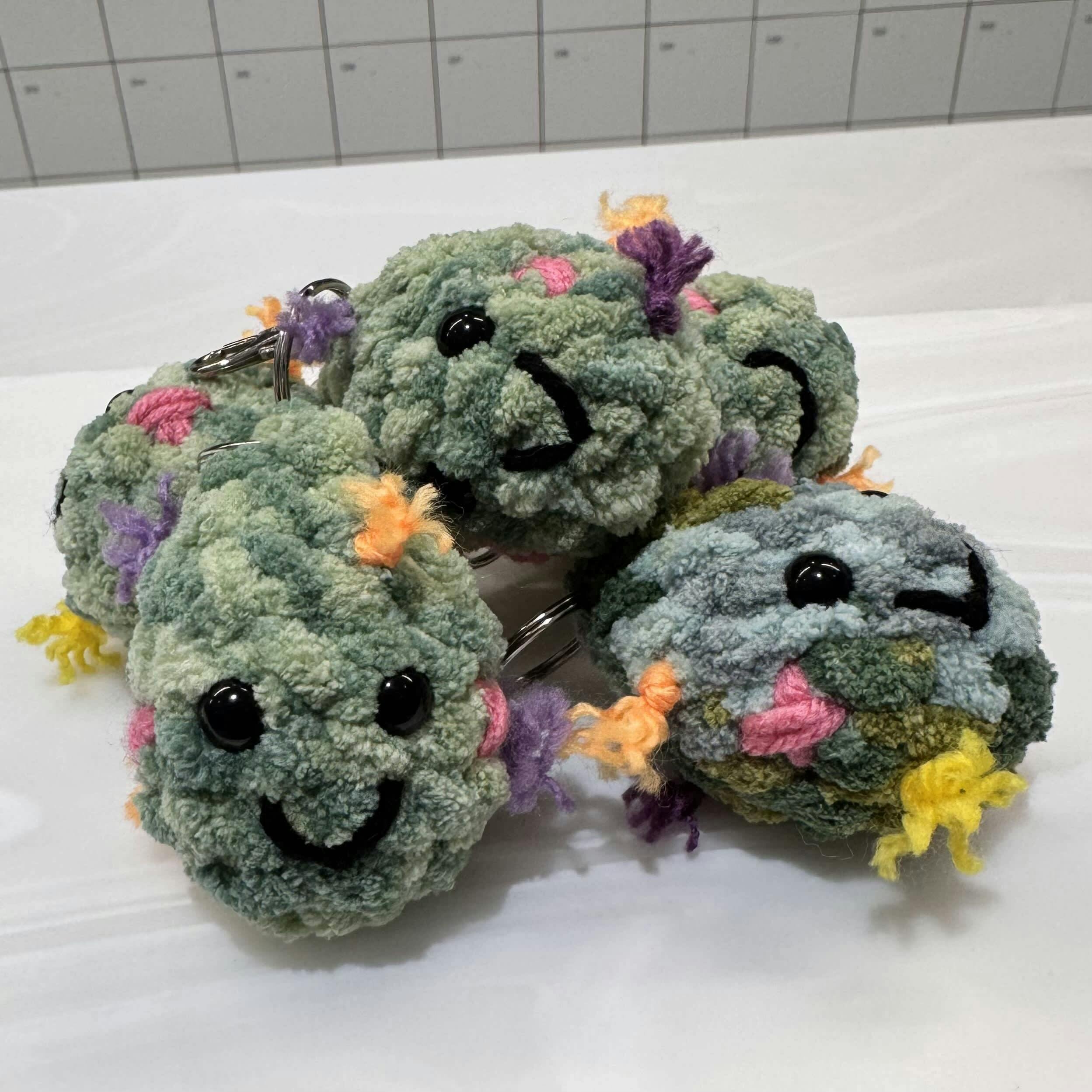 Crocheted Nug Keychain