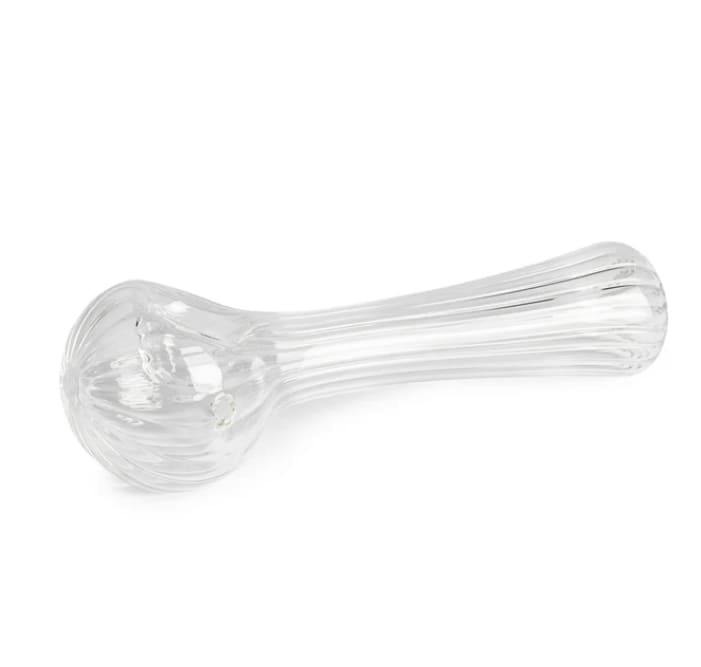 Red Eye Glass 4.5" Cascade Hand Pipe - Clear