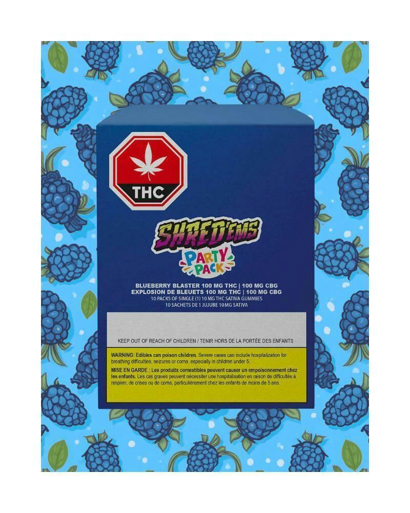 Blueberry Blaster MAX10 Party Pack Soft Chews | 100mg THC
