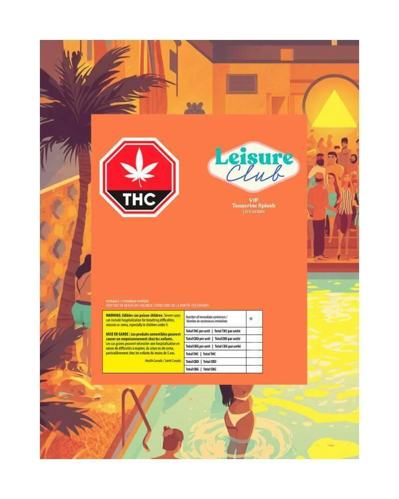 Tangerine Splash Live Rosin VIP Soft Chews