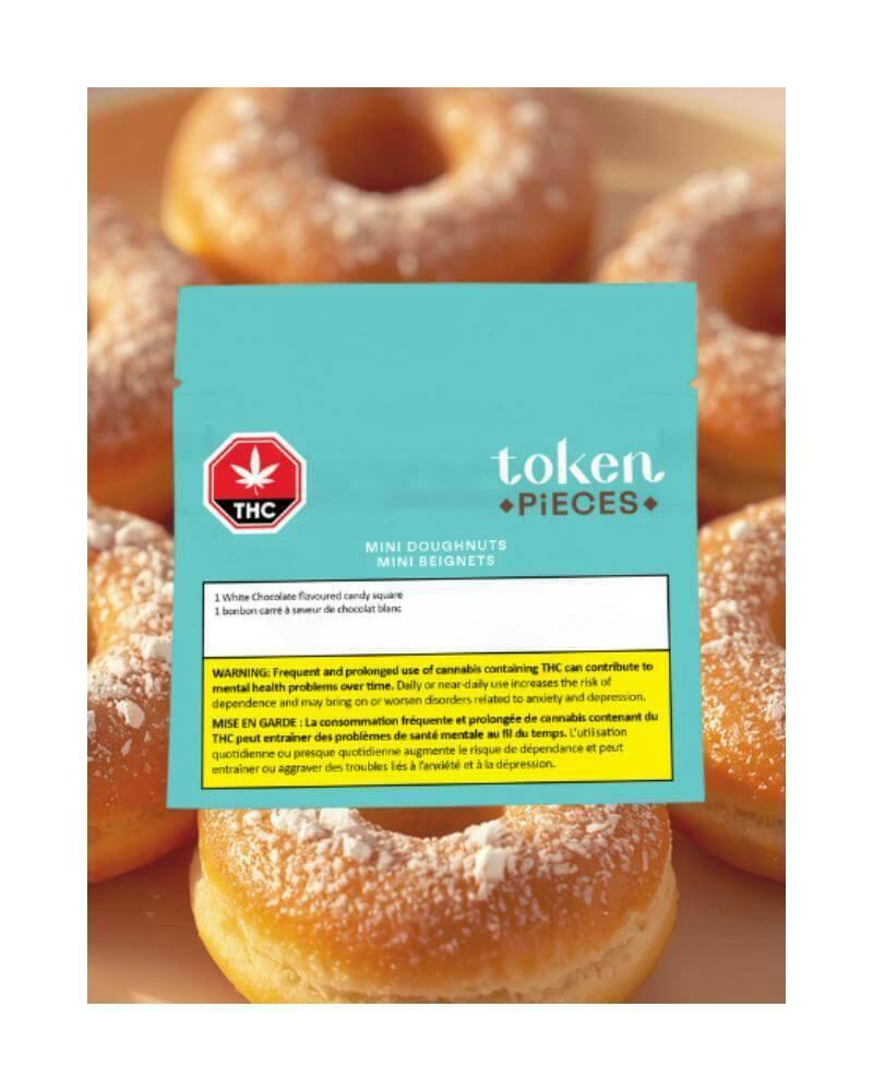 Pieces Mini Doughnuts White Chocolate | 10mg THC