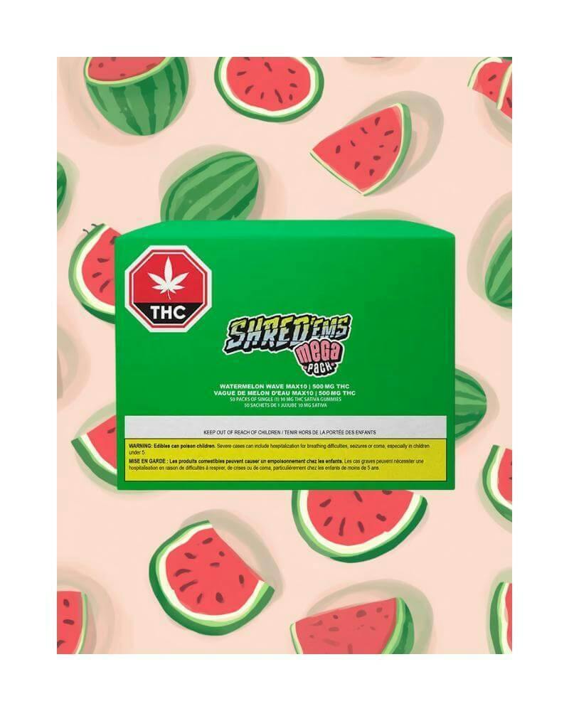 Watermelon Wave MAX10 Mega Pack Soft Chews | 500mg THC