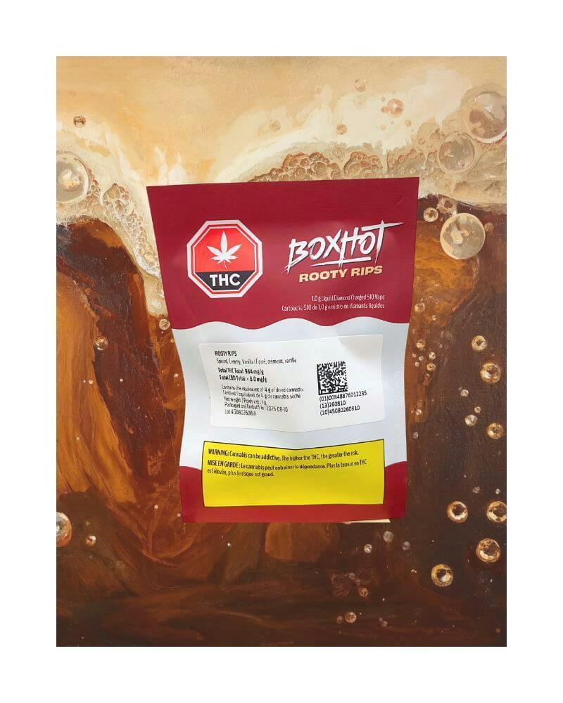 Rooty Rips Liquid Diamond Charged 510 Cart | 1g