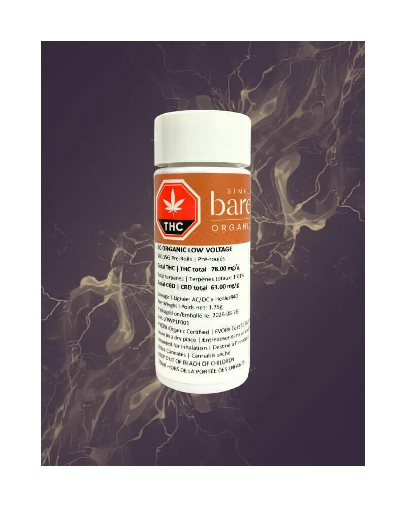 BC Organic Low Voltage Pre-Rolls | 5 x 0.35g