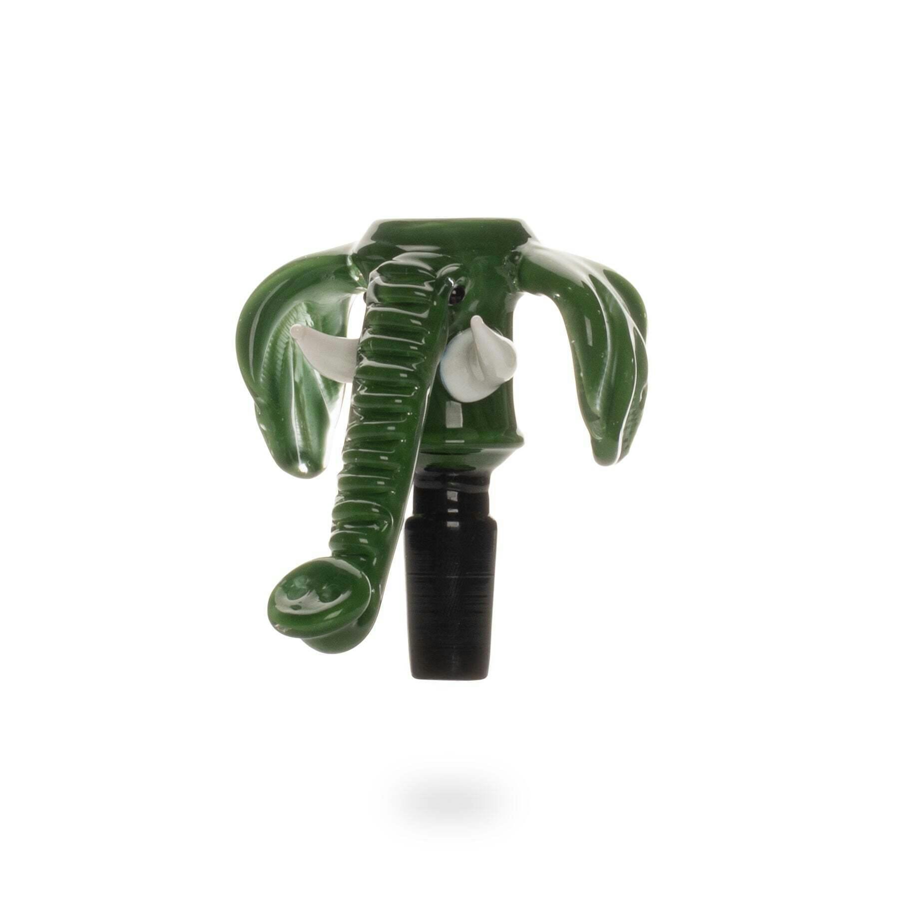 Red Eye Glass 14mm Green Elephant Pull-Out