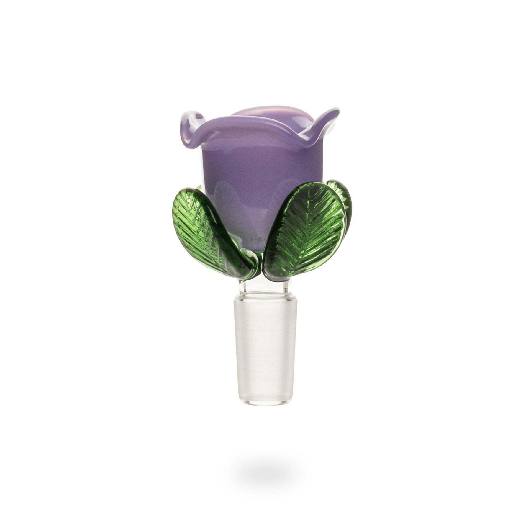Red Eye Glass 14mm Purple Slyme Flower Pull-Out