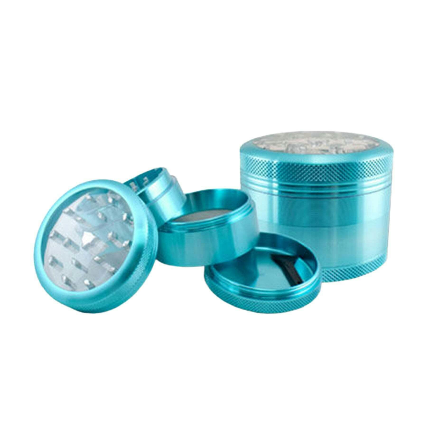 Hammercraft Clear Top 4pc Grinder w/ Pollinator 2.2" - Blue