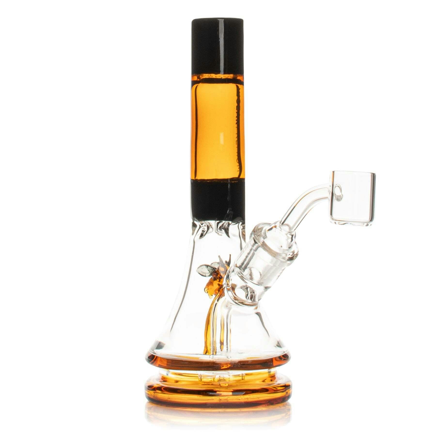 GEAR Premium 6" Tall Honey Gold Bee Concentrate Rig