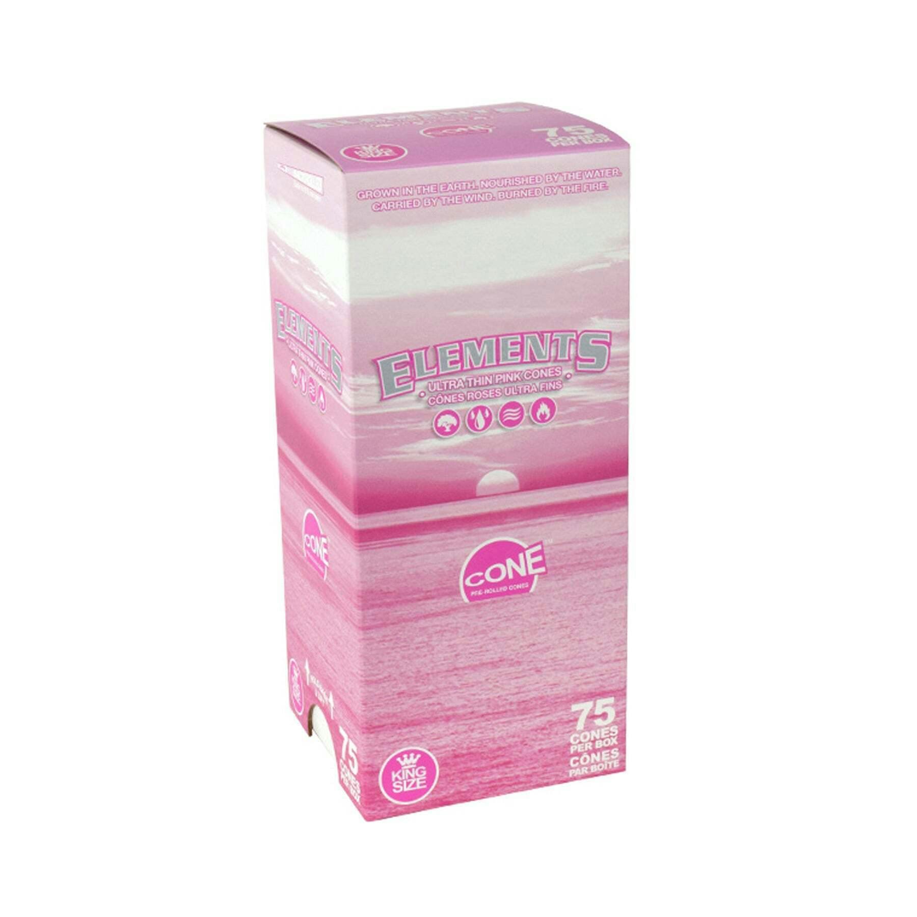 Elements Pink Bulk Cones 1-1/4"
