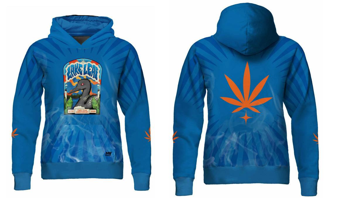 Lake Leaf | 2 Year Anniversary Hoodie | Large