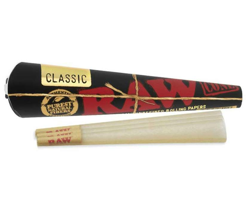 RAW Papers | Black Classic King Size Cones | 3pk