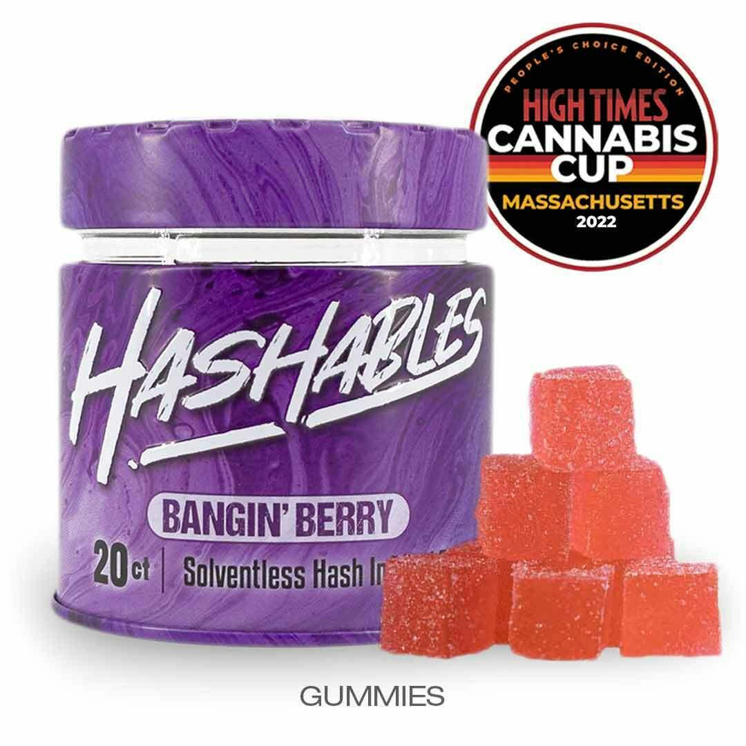 Bangin Berry | 100mg | 20pk | Gummies | Hashables
