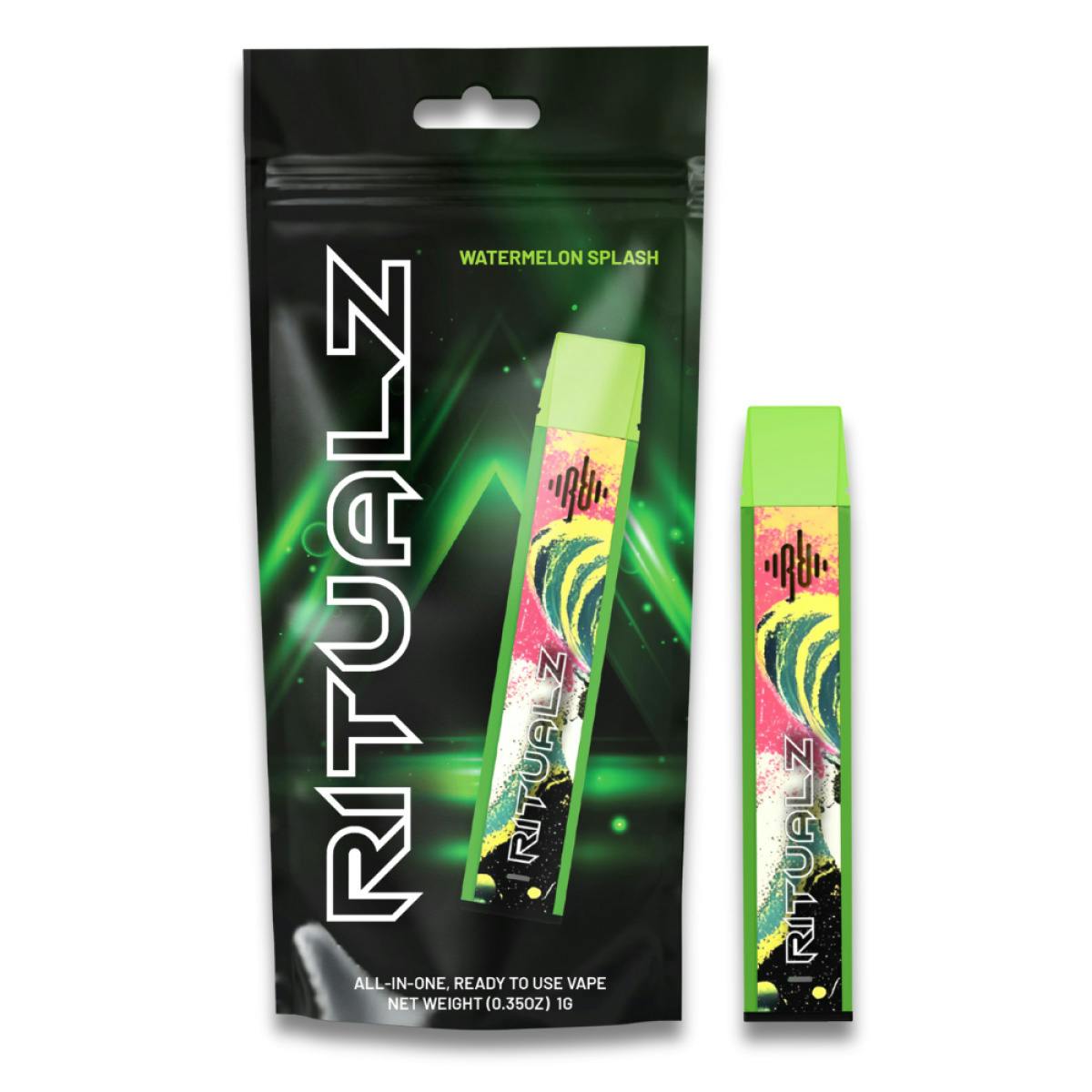 Watermelon Splash (H) | 1g | Disposable Vape | Ritualz cannabis product