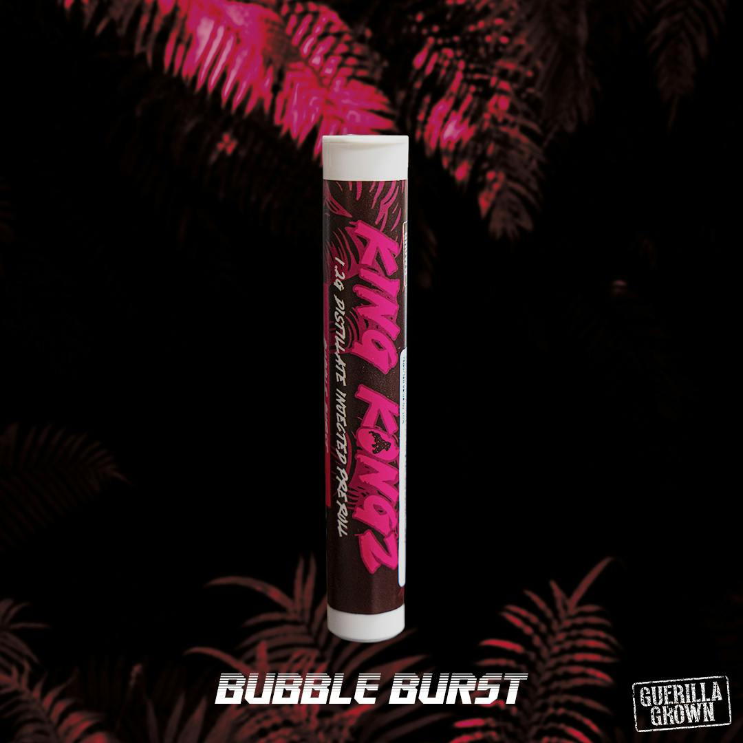 King Kongz | Bubble Burst | 1.2G Distillate Infused Pre-Roll