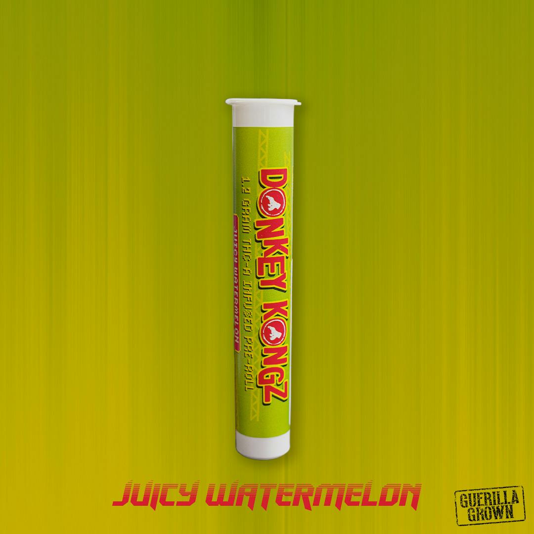 Donkey Kongz | Juicy Watermelon | 1.2G THCA Infused Pre-Roll