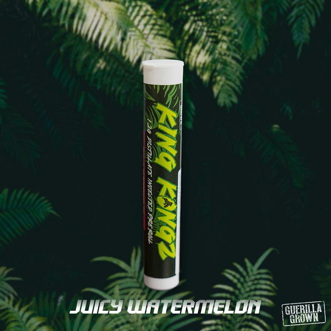 King Kongz | Juicy Watermelon | 1.2G Distillate Infused Pre-Roll