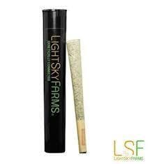 Light Sky Farms | Electric Peanut Butter x Titty Sprinkles | 1G Bubble Hash Infused Pre-Roll
