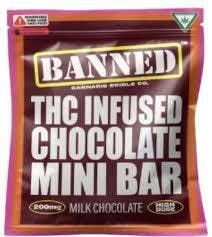 Banned | Milk Chocolate | 200mg Mini Chocolate Bar