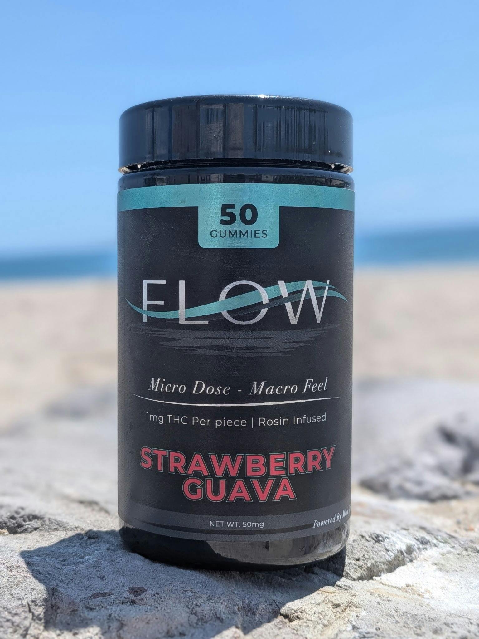 Flow | Strawberry Guava | 1mg x 50 Rosin Gummies