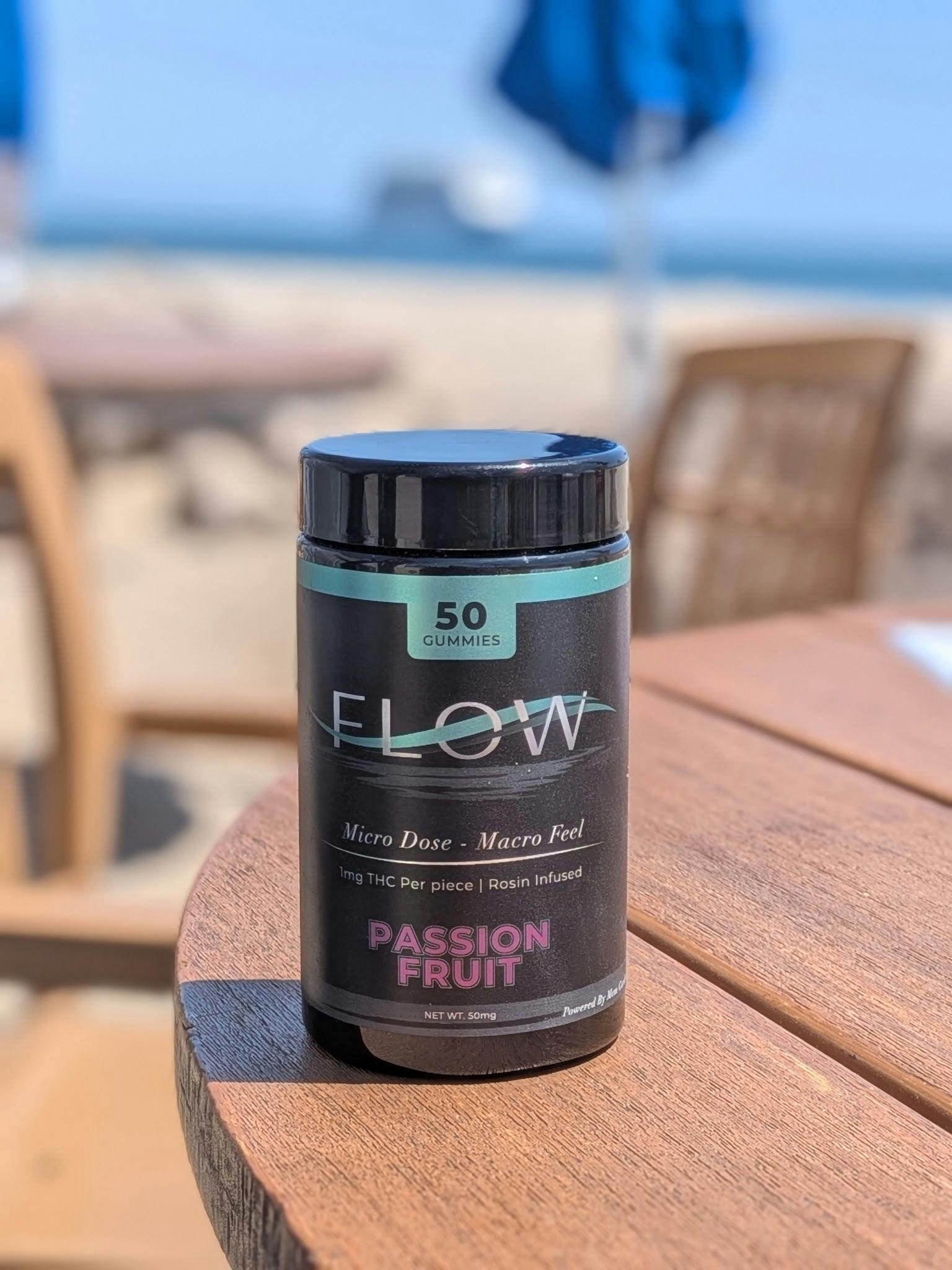 Flow | Passionfruit | 1mg x 50 Rosin Gummies